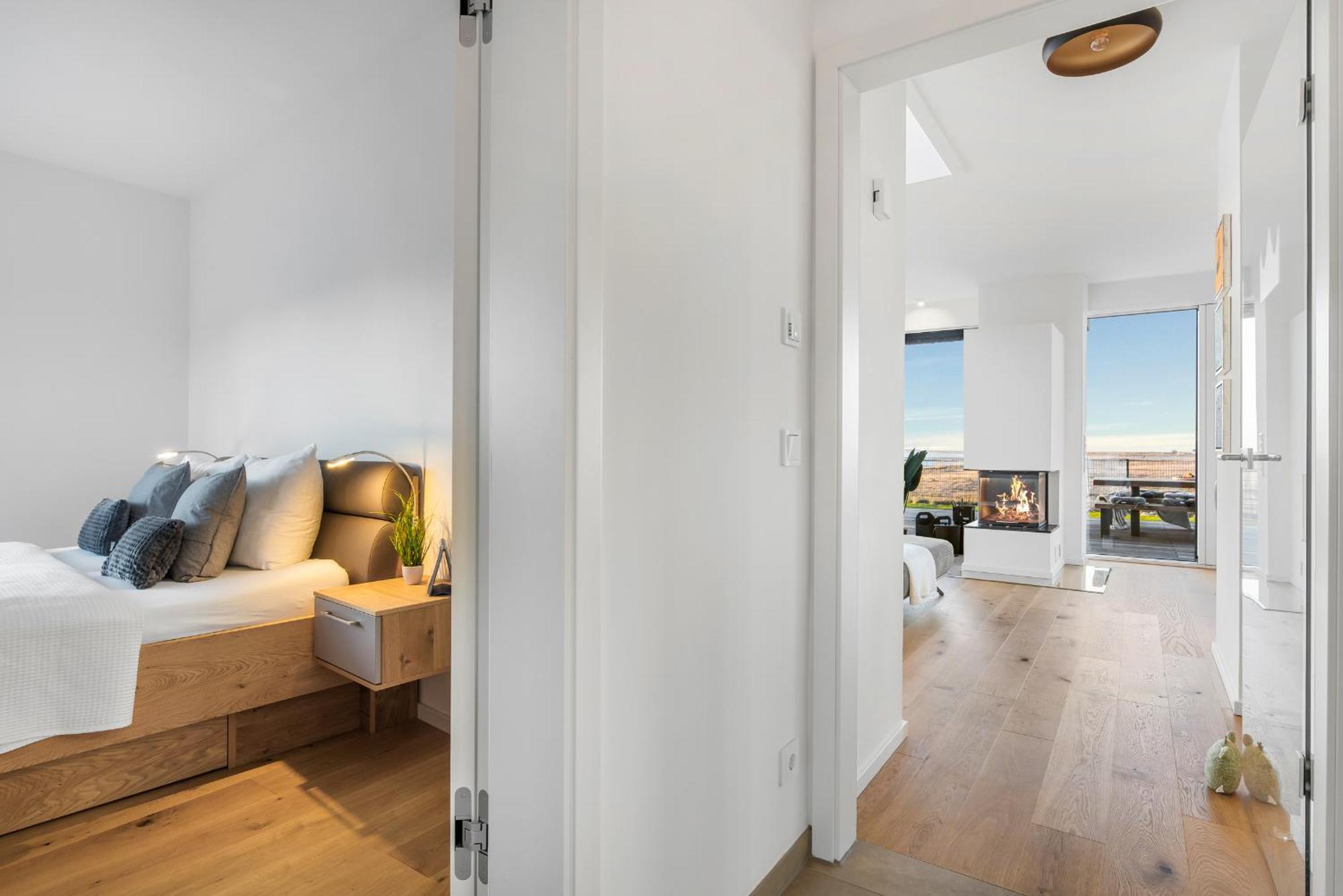 Villa King Erste Lage, Dachterrasse, Meerblick, Carport, Kamin, Sauna, Terrasse, Aussenrolllaeden Olpenitz Exterior foto